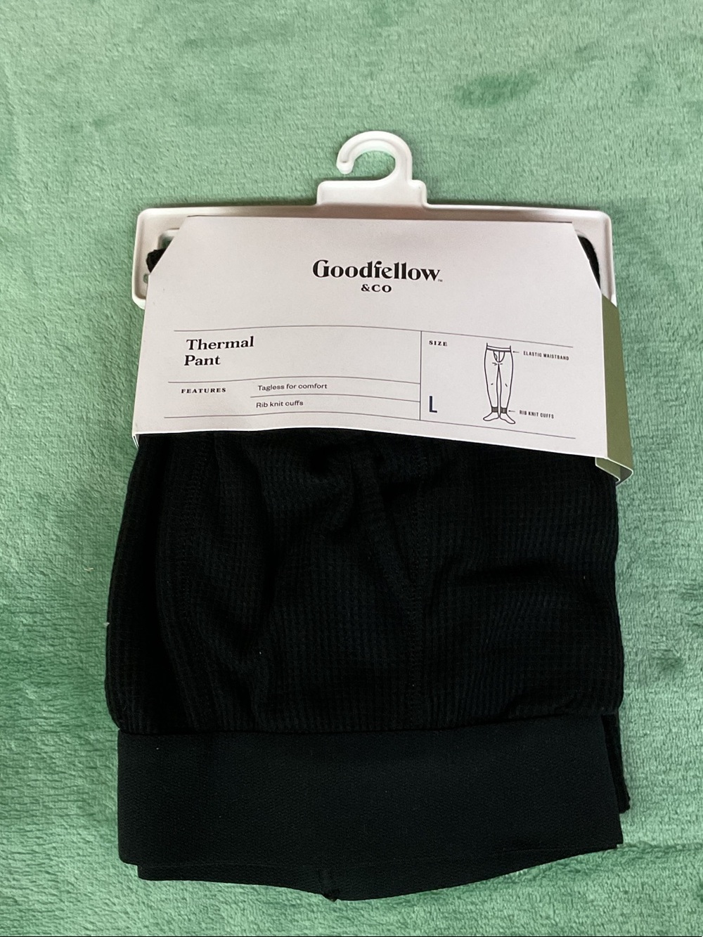 Goodfellow & Co Black Thermal Pant - Ribbed Winter Layer